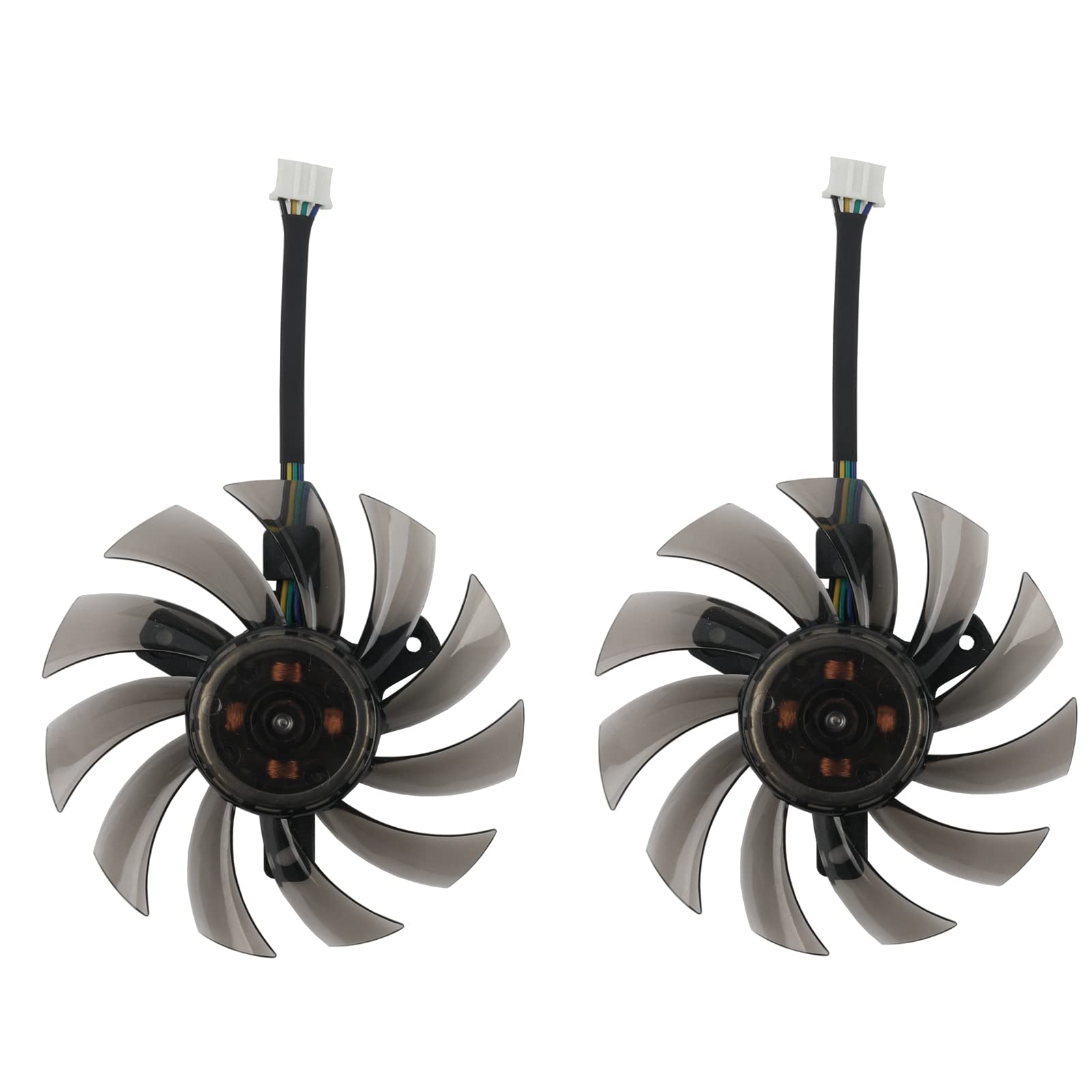 Inrobert 75Mm Ga81S2U Dc 12V 0.38A 4Pin Cooler Fan Video Card Fan Replacement For Zotac Gtx 970 Dual Fan Graphic Card (Diy Fan)